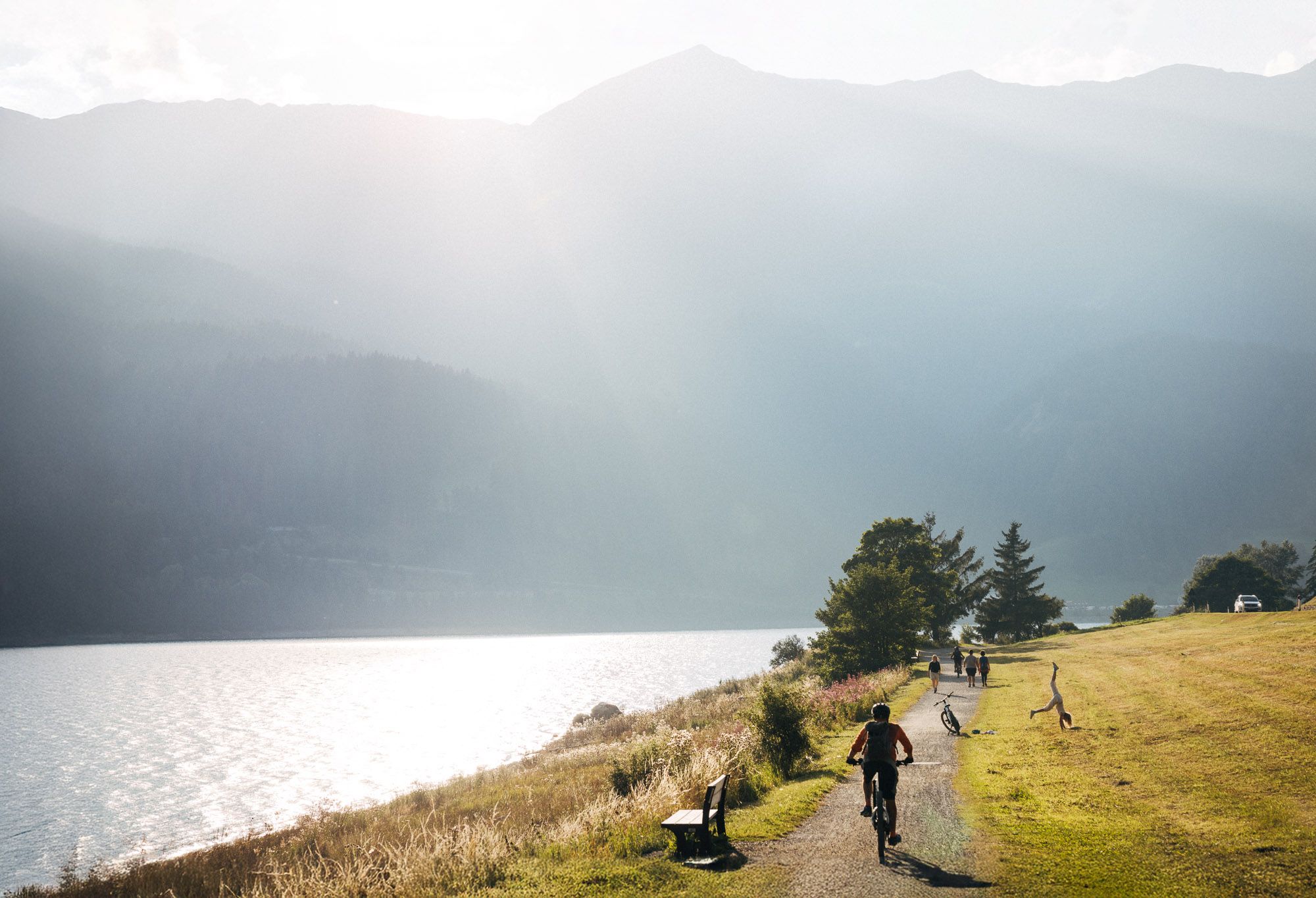 Radfahren im Vinschgau